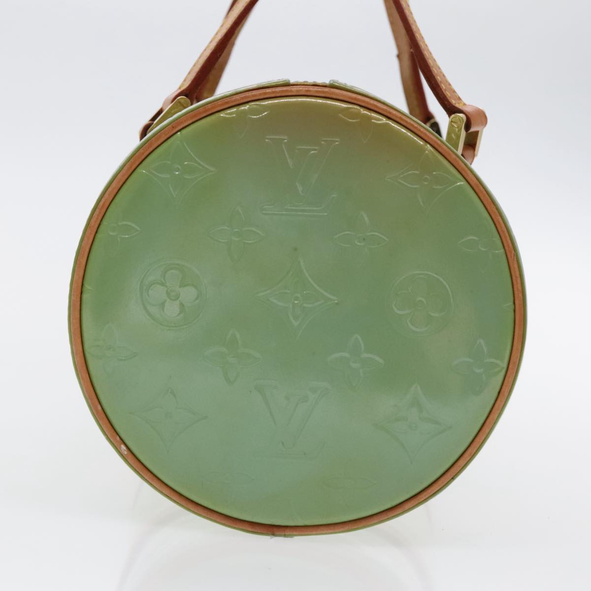 LOUIS VUITTON Monogram Vernis Bedford Hand Bag Baby Blue M91007 LV 96298