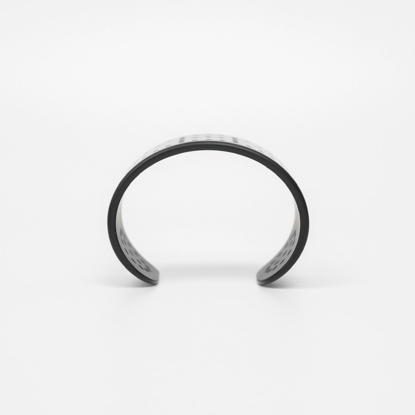 Hermès Evelyne Aluminium Sunset Cuff Bracelet Black Noir 89