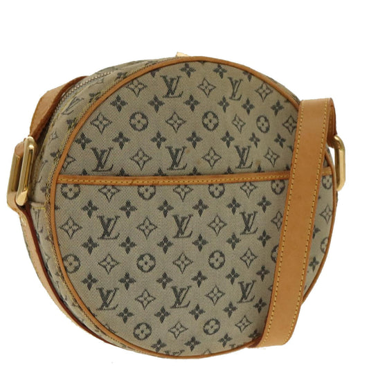 LOUIS VUITTON Monogram Mini Jeanne GM Shoulder Bag Blue M92000 LV 96306