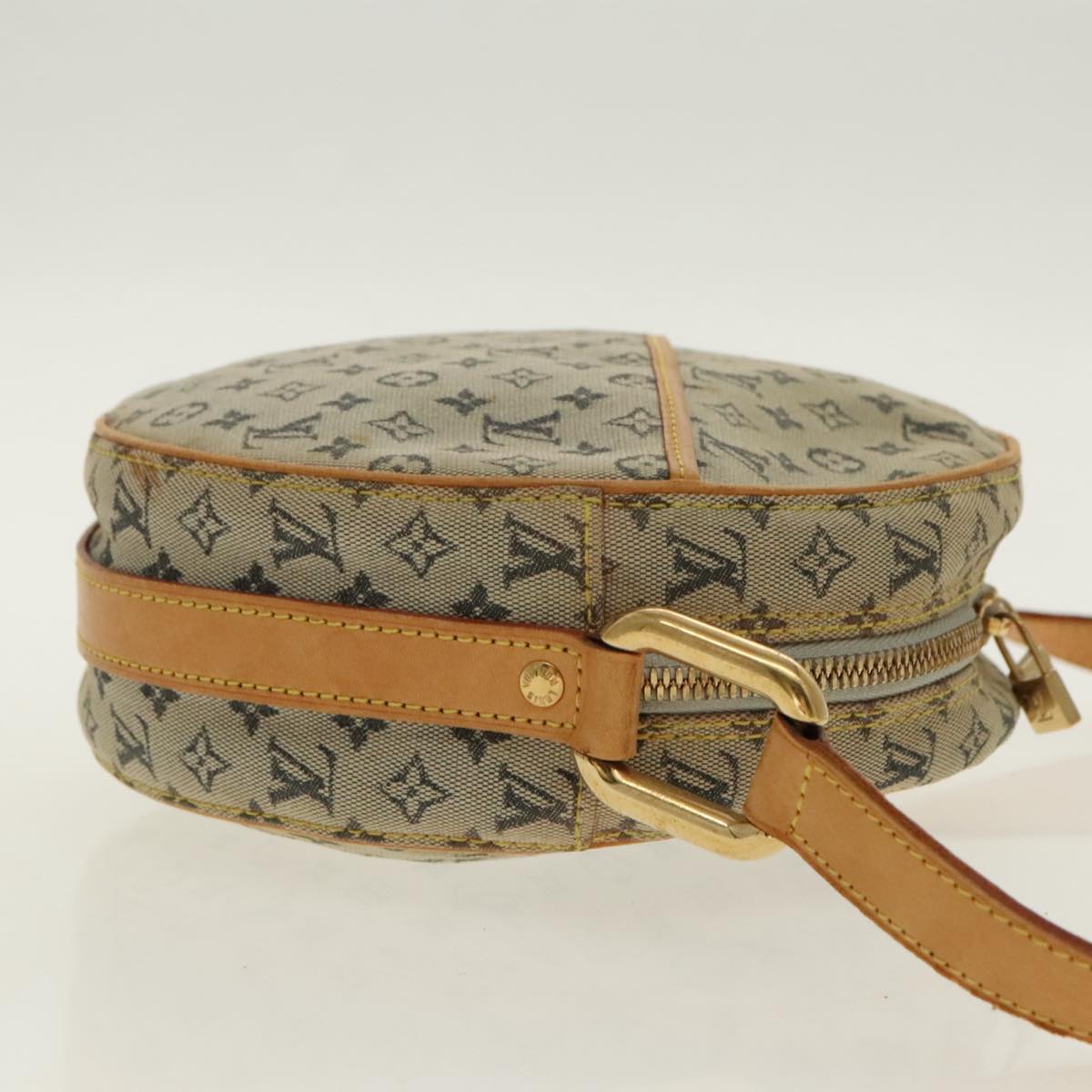 LOUIS VUITTON Monogram Mini Jeanne GM Shoulder Bag Blue M92000 LV 96306