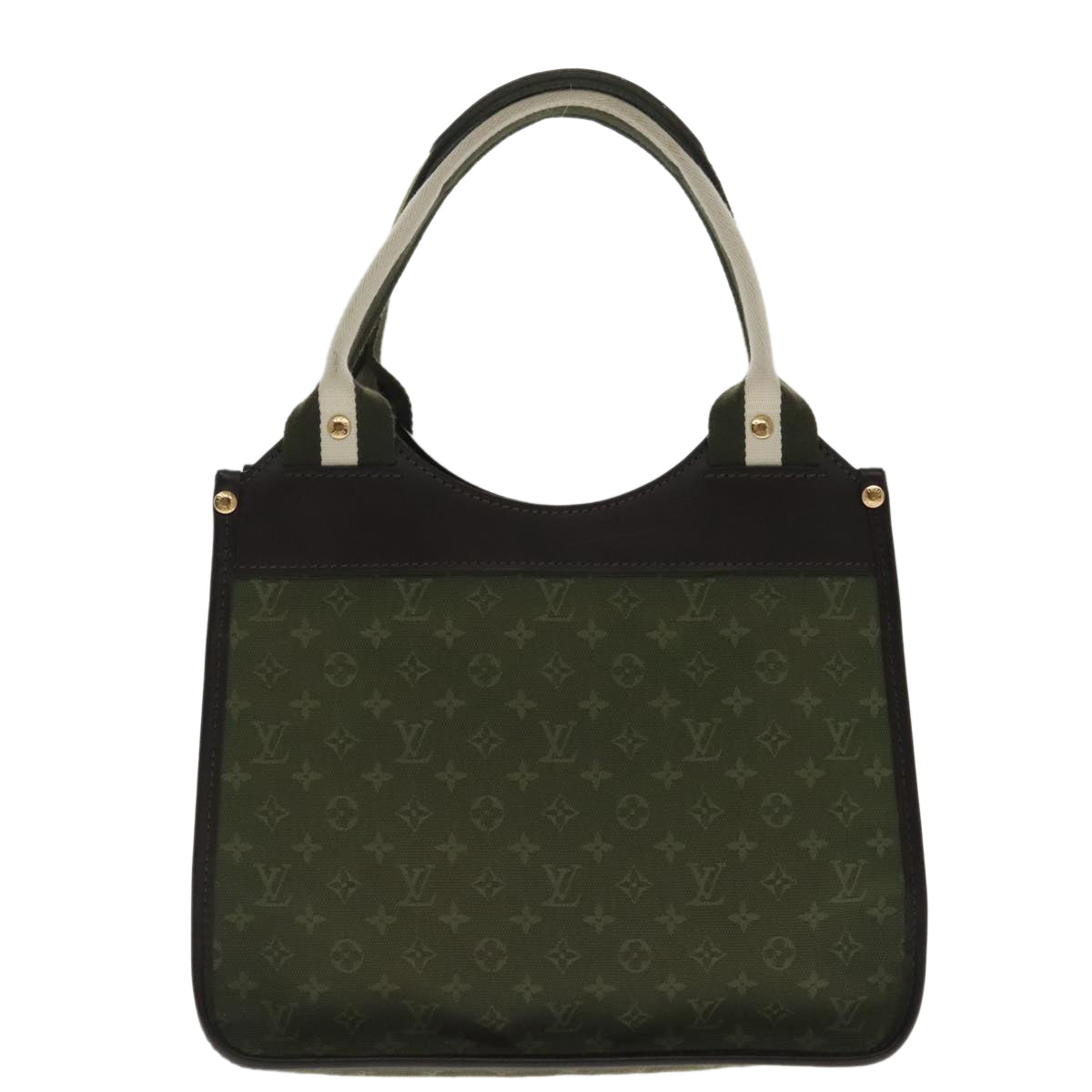 LOUIS VUITTON Monogram Mini Sac Catline Hand Bag TST Khaki M92327 LV 96331