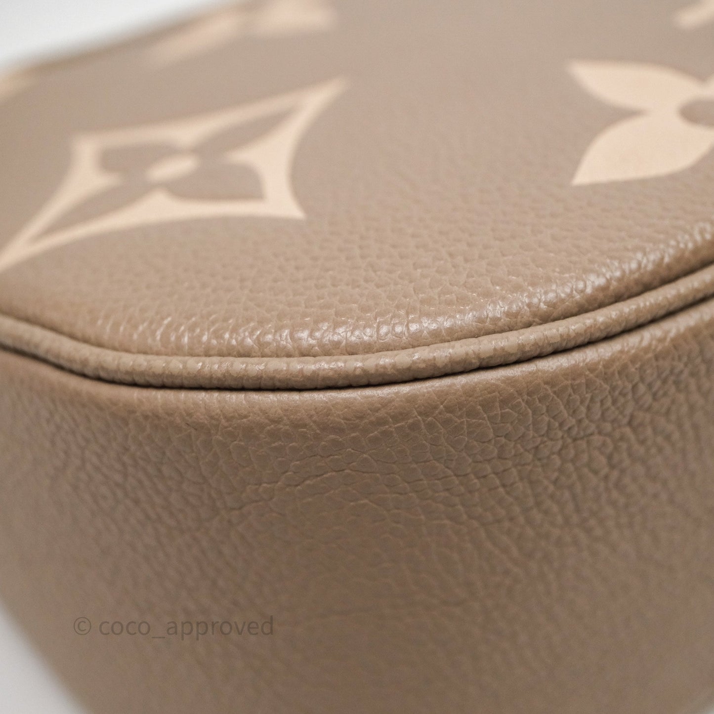 Louis Vuitton Bagatelle Bag Monogram Empreinte Beige
