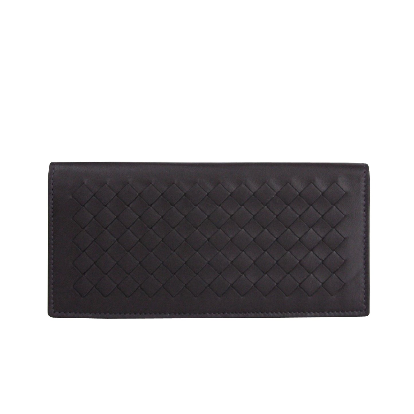 Luxury Bottega Veneta Men's Intercciaco Long Bifold Leather Wallet