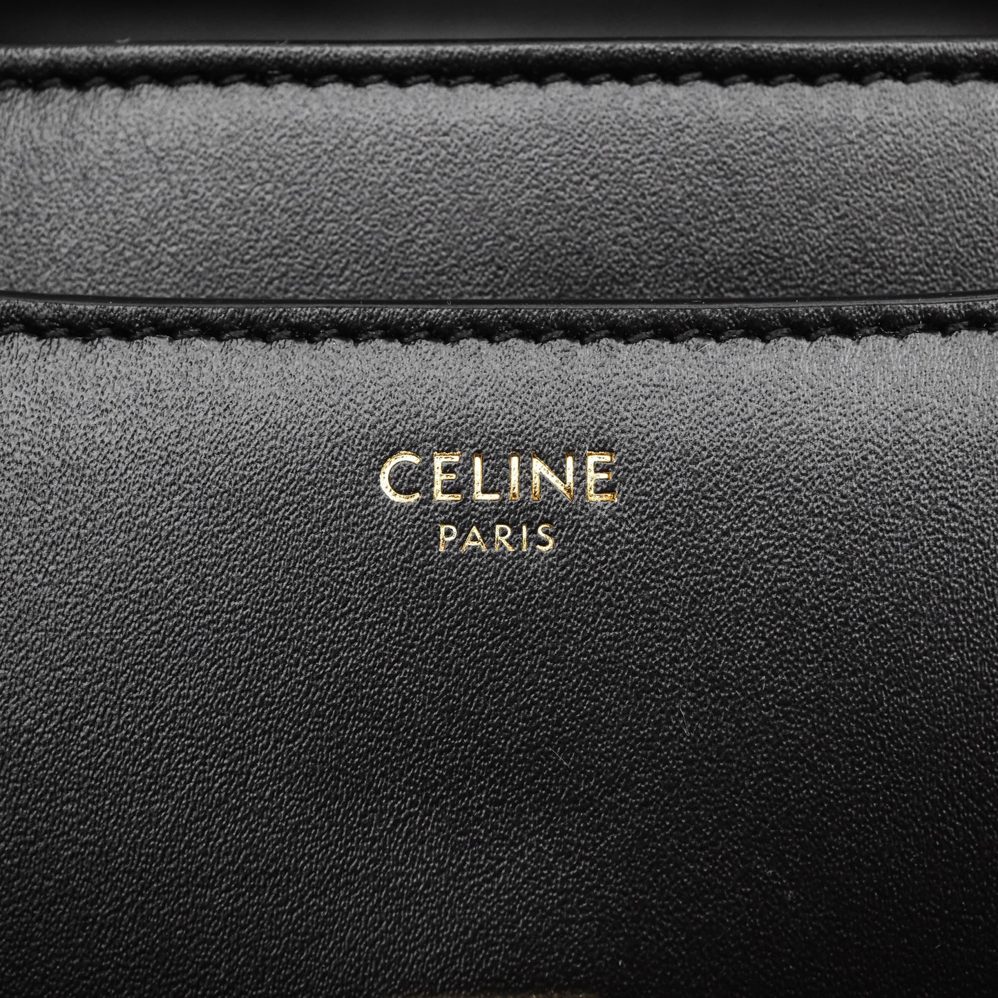 Celine Mini 16 Bag in Satinated Calfskin Black
