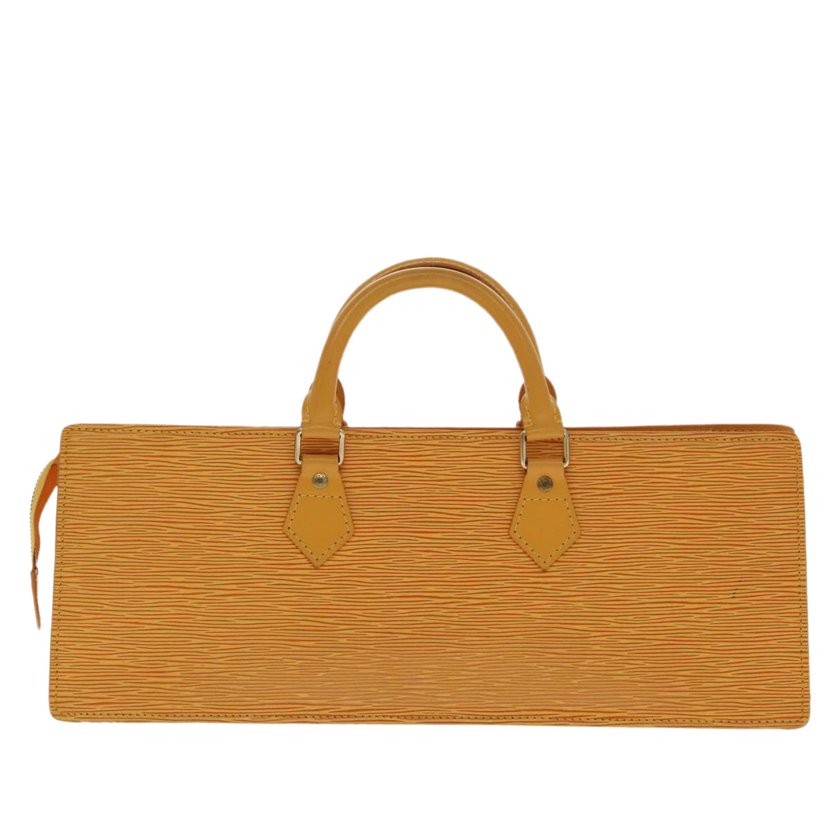 LOUIS VUITTON Epi Sac Triangle Hand Bag Yellow M52099 LV 96361