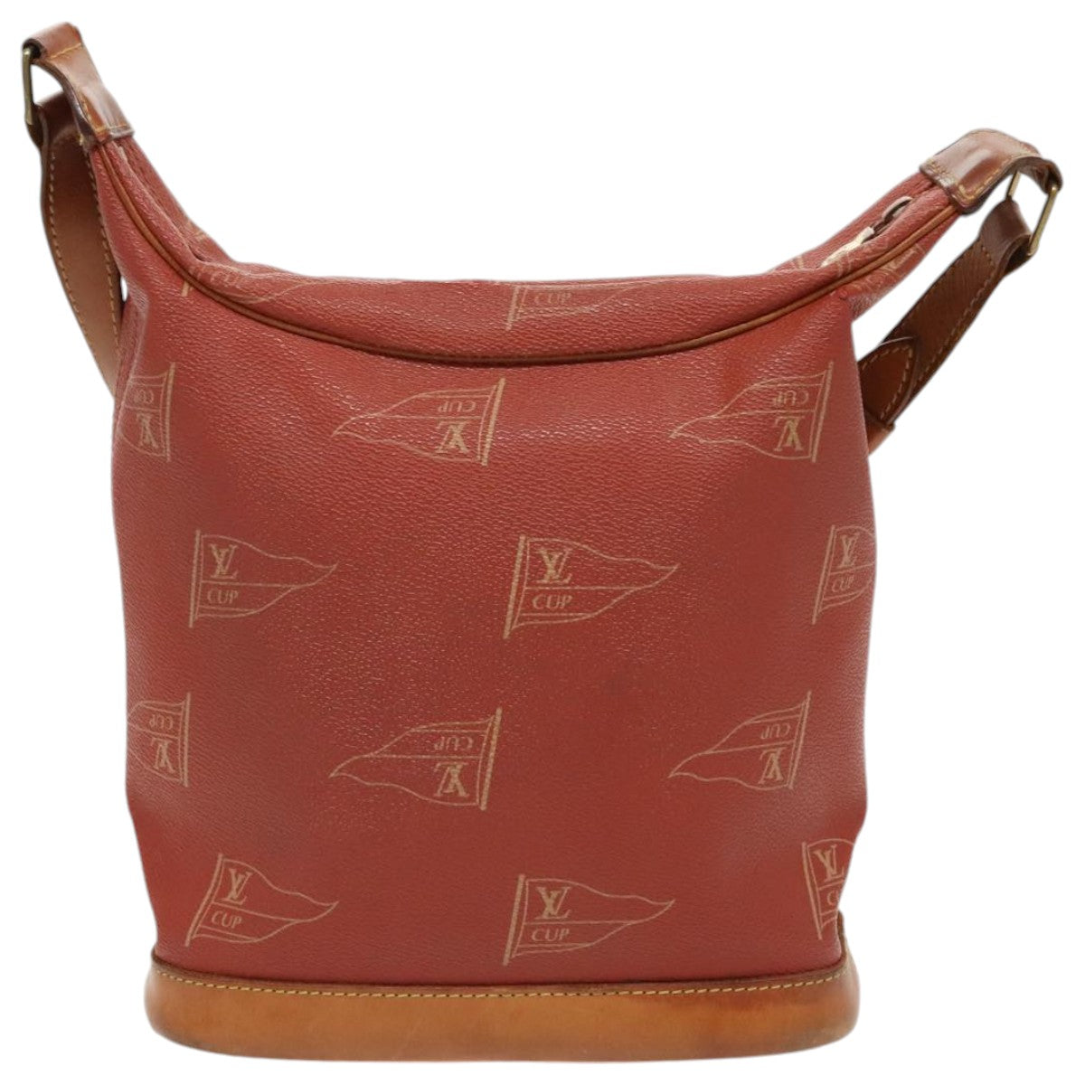 LOUIS VUITTON LOUIS VUITTON Cup Le Touquet Shoulder Bag Red M80027 96365