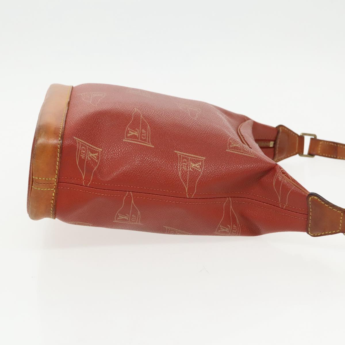 LOUIS VUITTON LOUIS VUITTON Cup Le Touquet Shoulder Bag Red M80027 96365