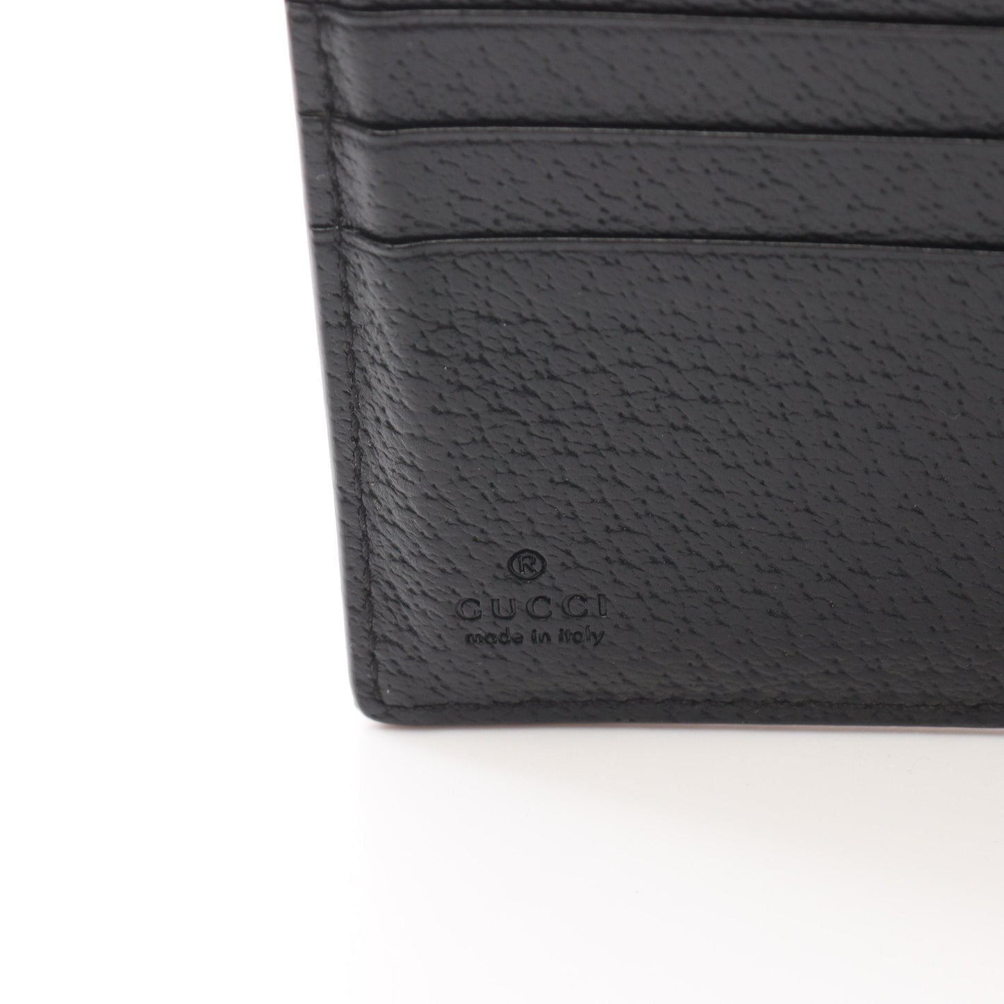 Luxury Gucci Trending 2025 GG Marmont Bi-fold wallet Leather Black