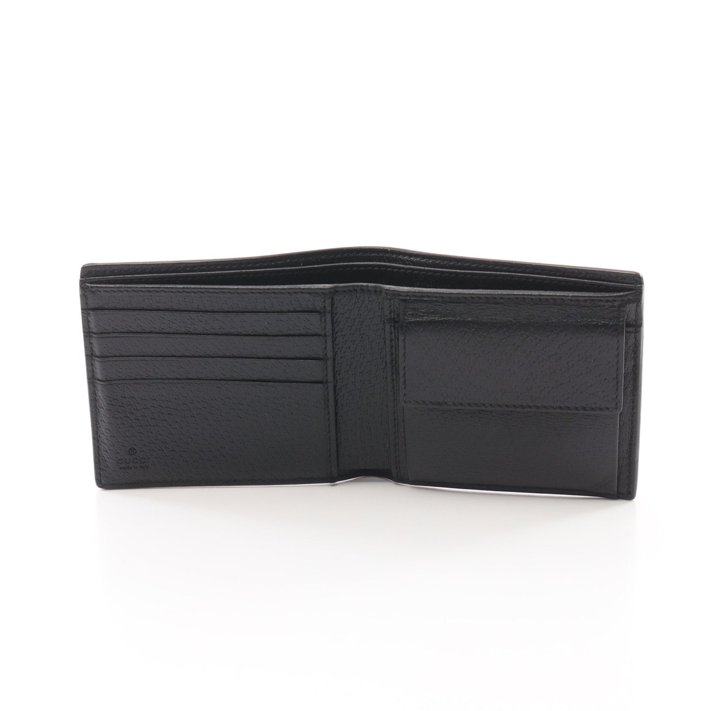 Luxury Gucci Trending 2025 GG Marmont Bi-fold wallet Leather Black
