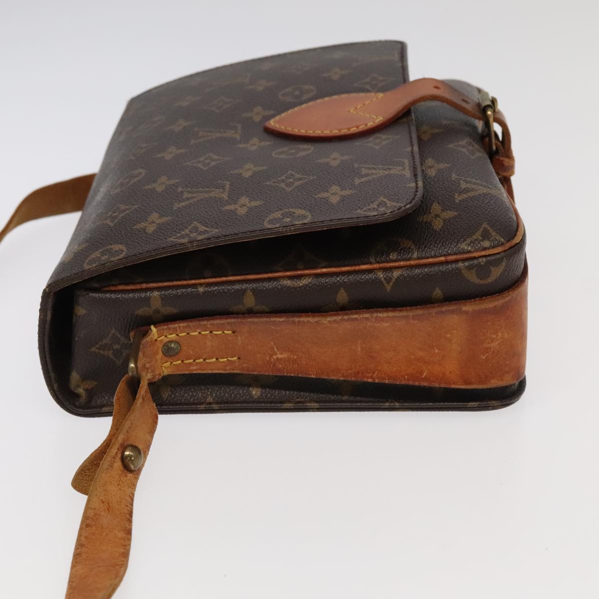 LOUIS VUITTON Monogram Cartouchiere GM Shoulder Bag M51252 LV 96368