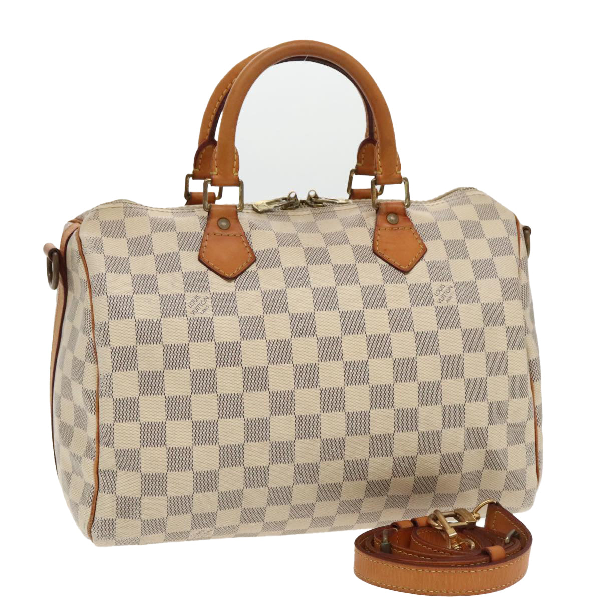 LOUIS VUITTON Damier Azur Speedy Bandouliere 30 Hand Bag 2way N41052 96381