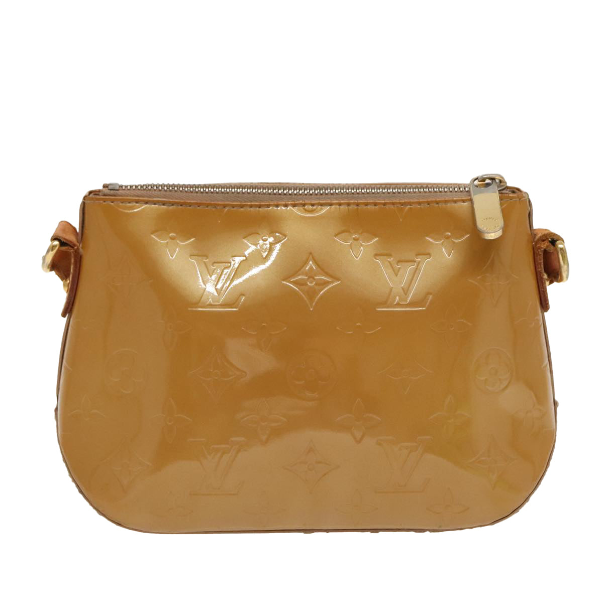LOUIS VUITTON Monogram Vernis Minna Street Bag Noisette M91508 LV 96392