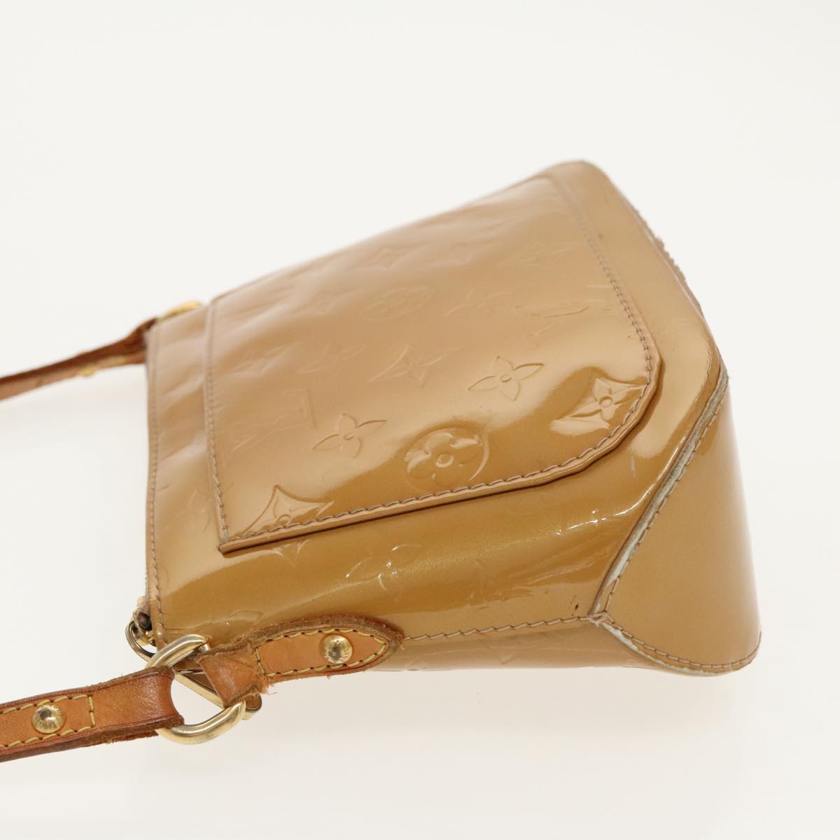 LOUIS VUITTON Monogram Vernis Minna Street Bag Noisette M91508 LV 96392
