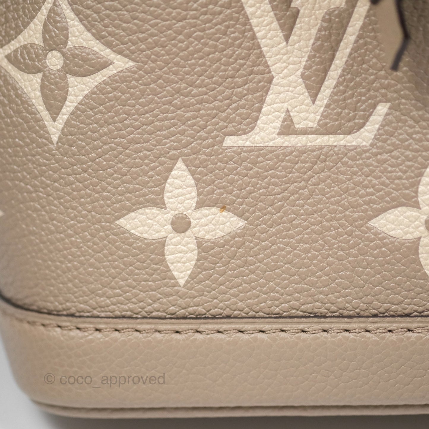 Louis Vuitton Nano Noe Monogram Dove/Cream Canvas