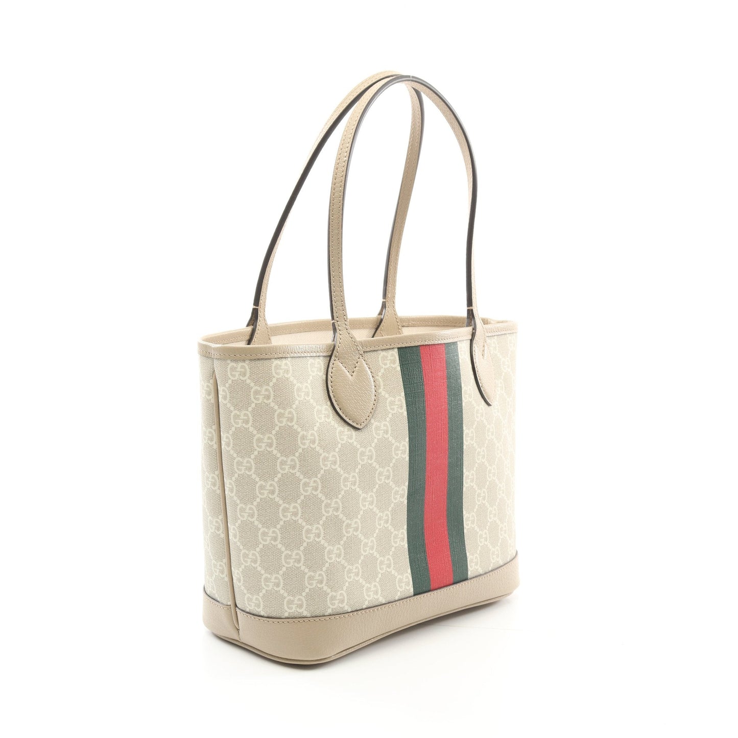 Luxury Gucci Trending 2025 Ophidia GG Supreme Small Handbag Tote bag PVC Leather Beige Multicolor