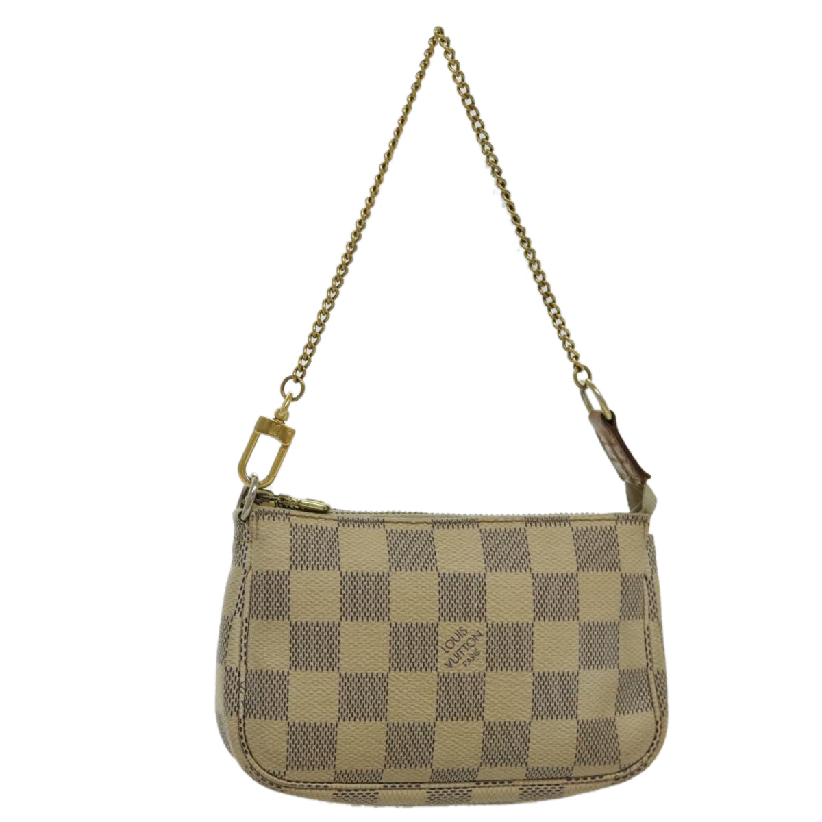 LOUIS VUITTON Damier Azur Mini Pochette Accessoires Pouch N63005 LV 96408