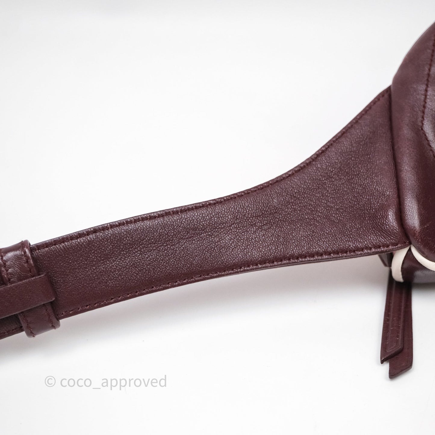 Miu Miu Bumbag Burgundy/Pink Gold Hardware