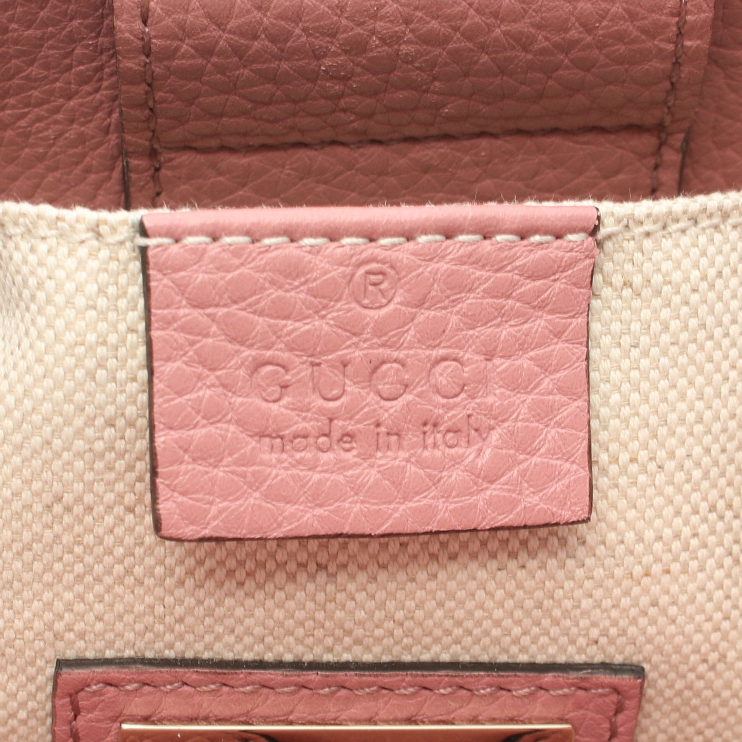 Luxury Gucci Trending 2025 Bamboo Mini shopper Handbag Leather Pink Orange 2WAY