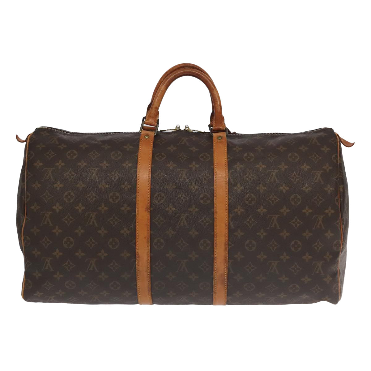 LOUIS VUITTON Monogram Keepall 55 Boston Bag M41424 LV 96417