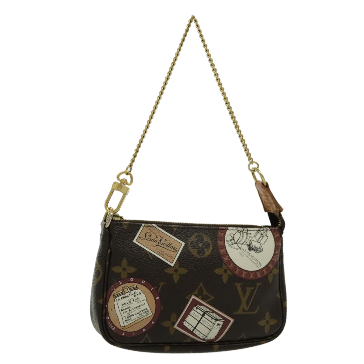 LOUIS VUITTON Monogram Patch Mini Pochette Accessoires Pouch M95804 96424