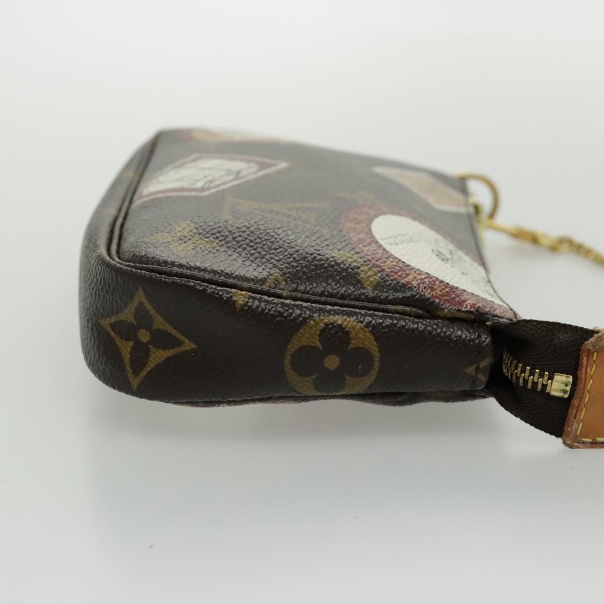 LOUIS VUITTON Monogram Patch Mini Pochette Accessoires Pouch M95804 96424