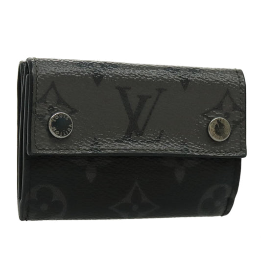 LOUIS VUITTON Monogram Eclipse Discovery Compact Wallet M67630 LV 96426