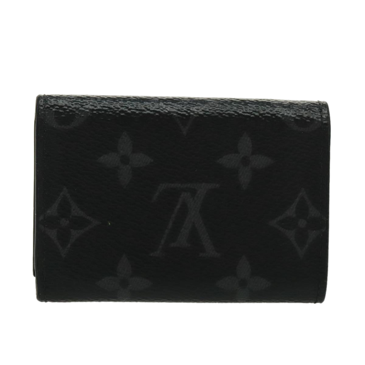 LOUIS VUITTON Monogram Eclipse Discovery Compact Wallet M67630 LV 96426