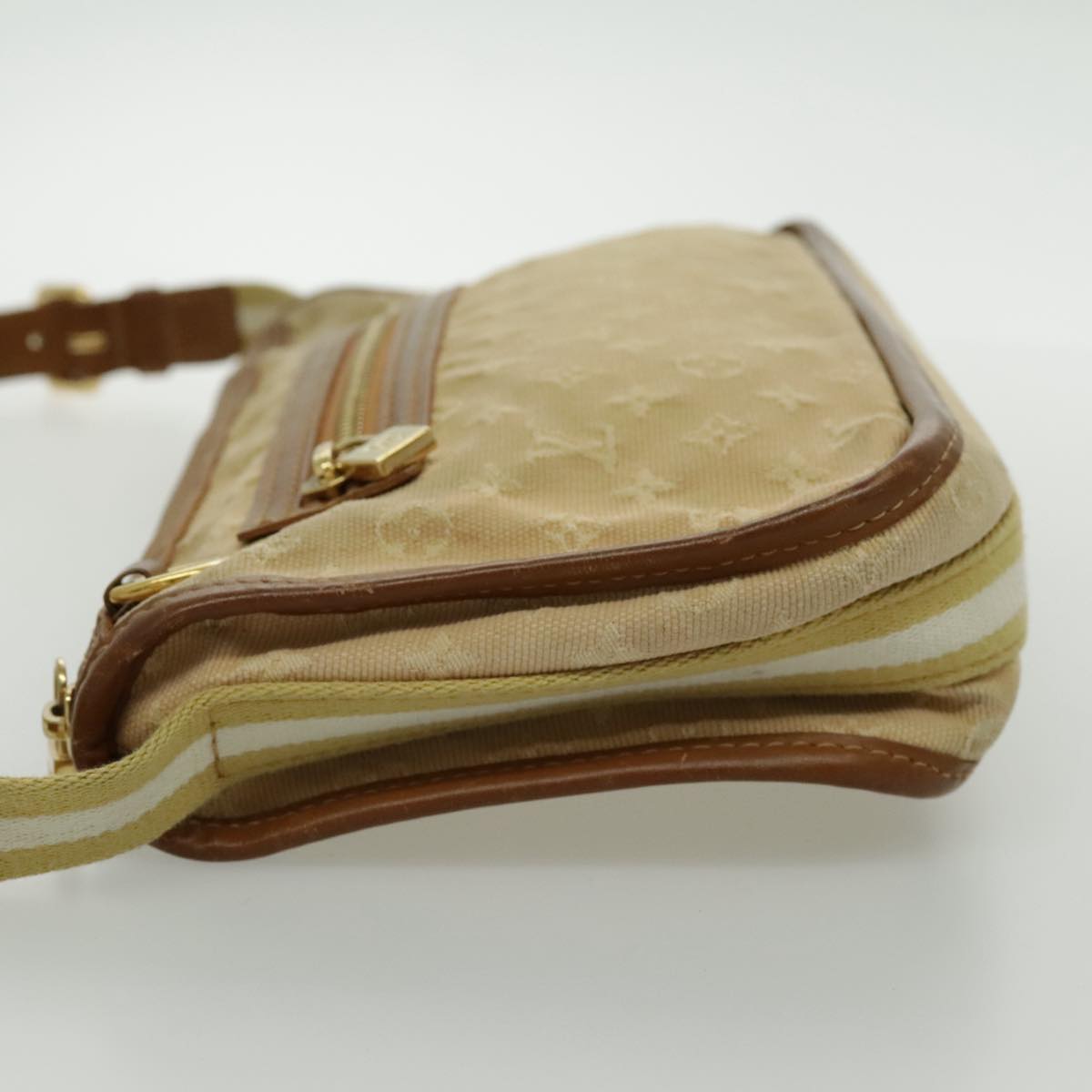 LOUIS VUITTON Monogram Mini Pochette Catrain Bag Beige M92333 LV 96438