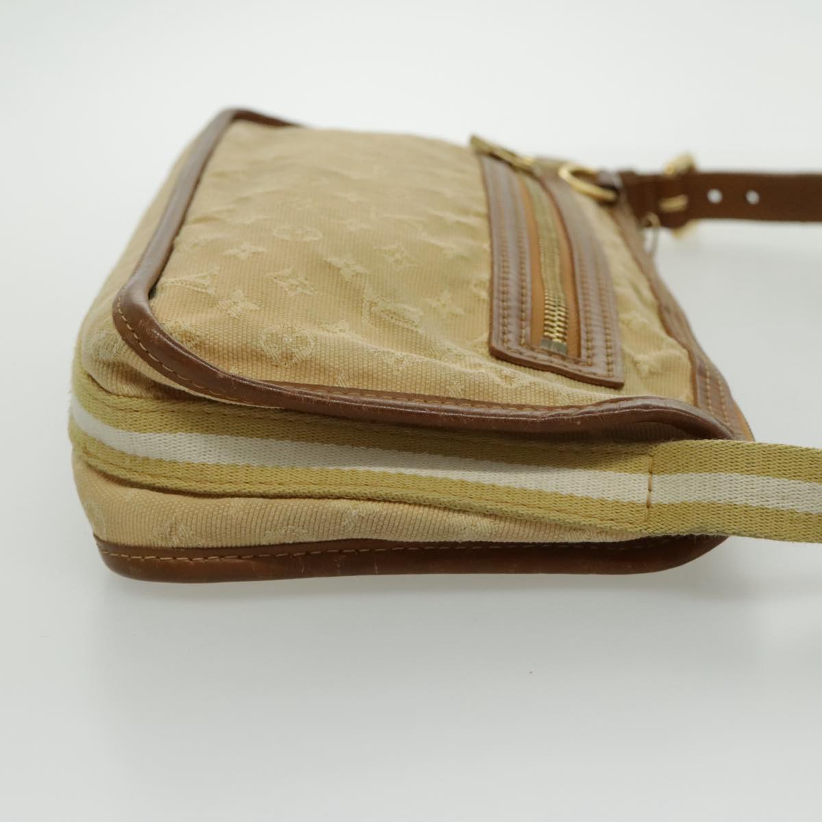 LOUIS VUITTON Monogram Mini Pochette Catrain Bag Beige M92333 LV 96438