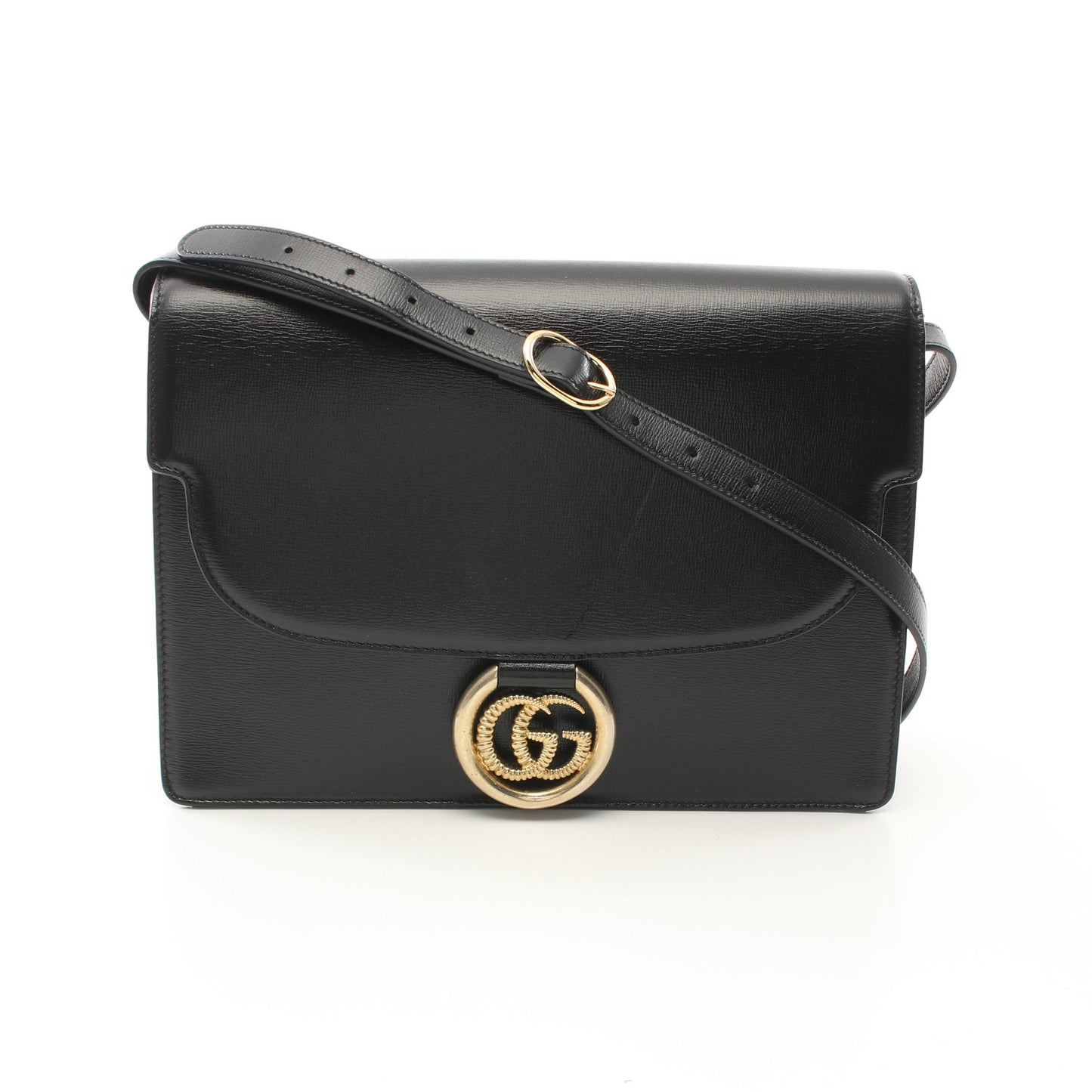 Luxury Gucci Trending 2025 GG logo Shoulder bag Leather Black