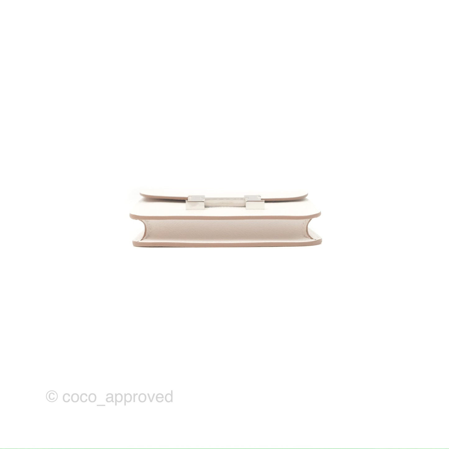 Hermès Constance Slim Wallet Gris Pale Epsom Palladium Hardware