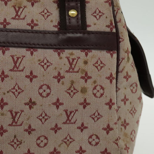 LOUIS VUITTON Monogram Mini Josephine PM Hand Bag Red M92216 LV 96441