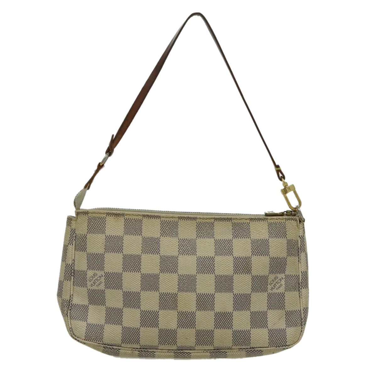 LOUIS VUITTON Damier Azur Pochette Accessoires Pouch N51986 LV 96446
