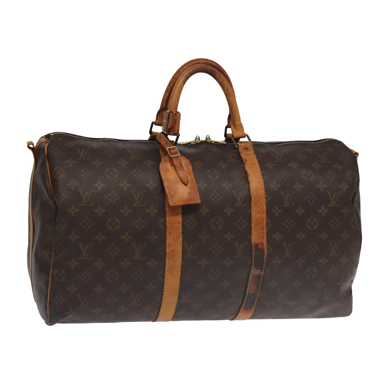 LOUIS VUITTON Monogram Keepall Bandouliere 50 Boston Bag M41416 LV 96456