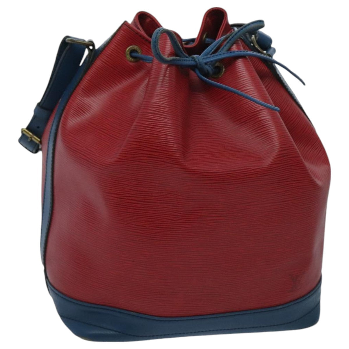 LOUIS VUITTON Epi Noe Shoulder Bag Bicolor Red Blue M44084 LV 96478