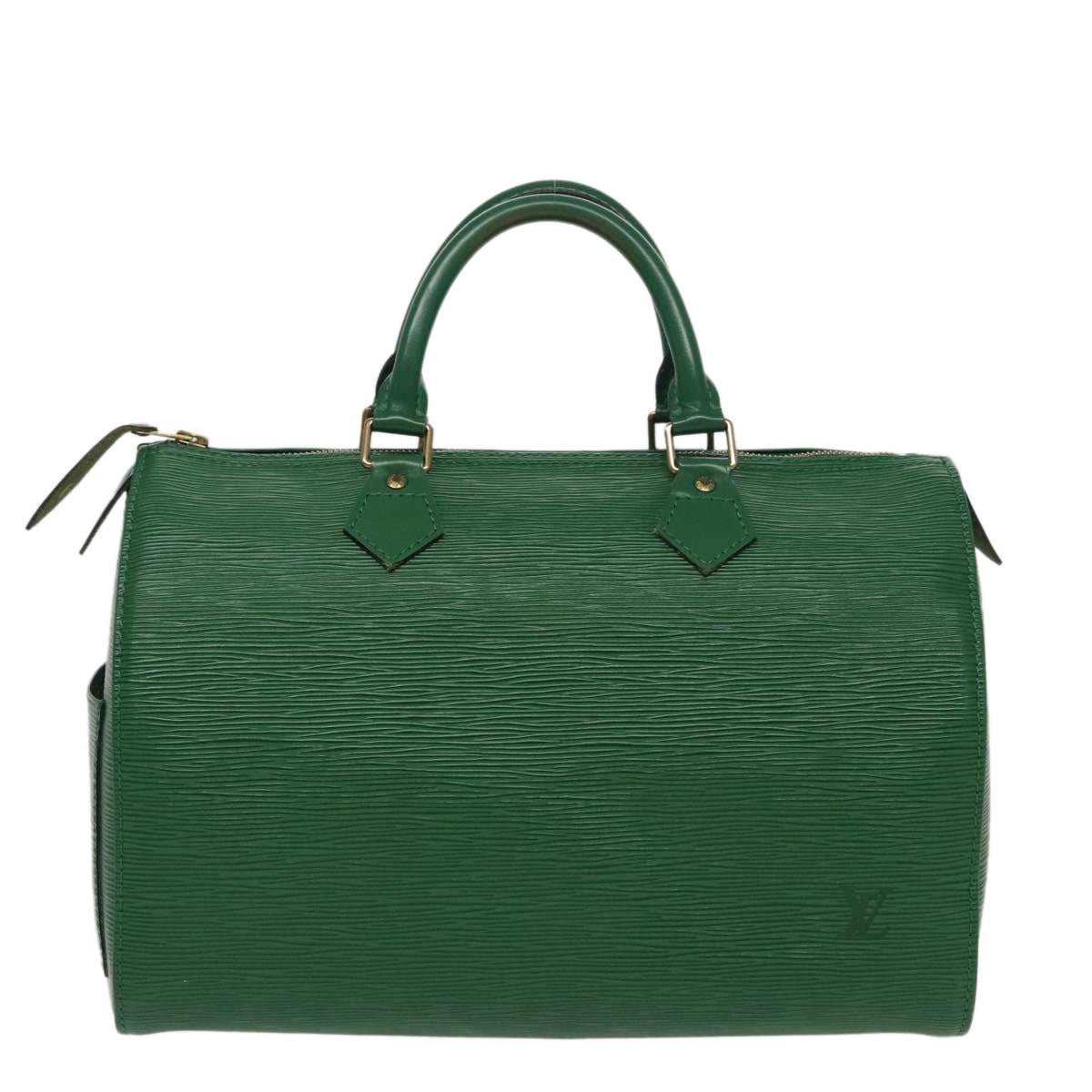 LOUIS VUITTON Epi Speedy 30 Hand Bag Borneo Green M43004 LV 96488