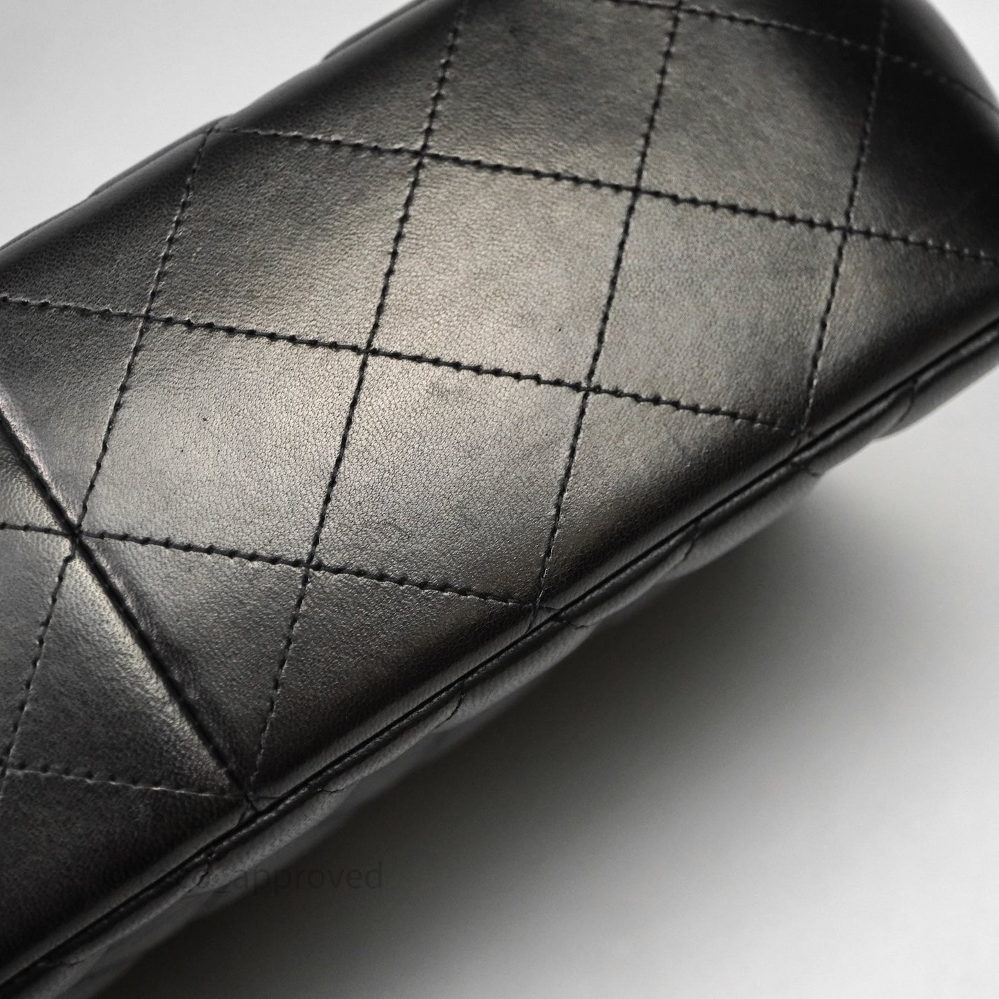 Chanel Jumbo Double Flap Quilted Black Lambskin Gold Hardware⁣⁣