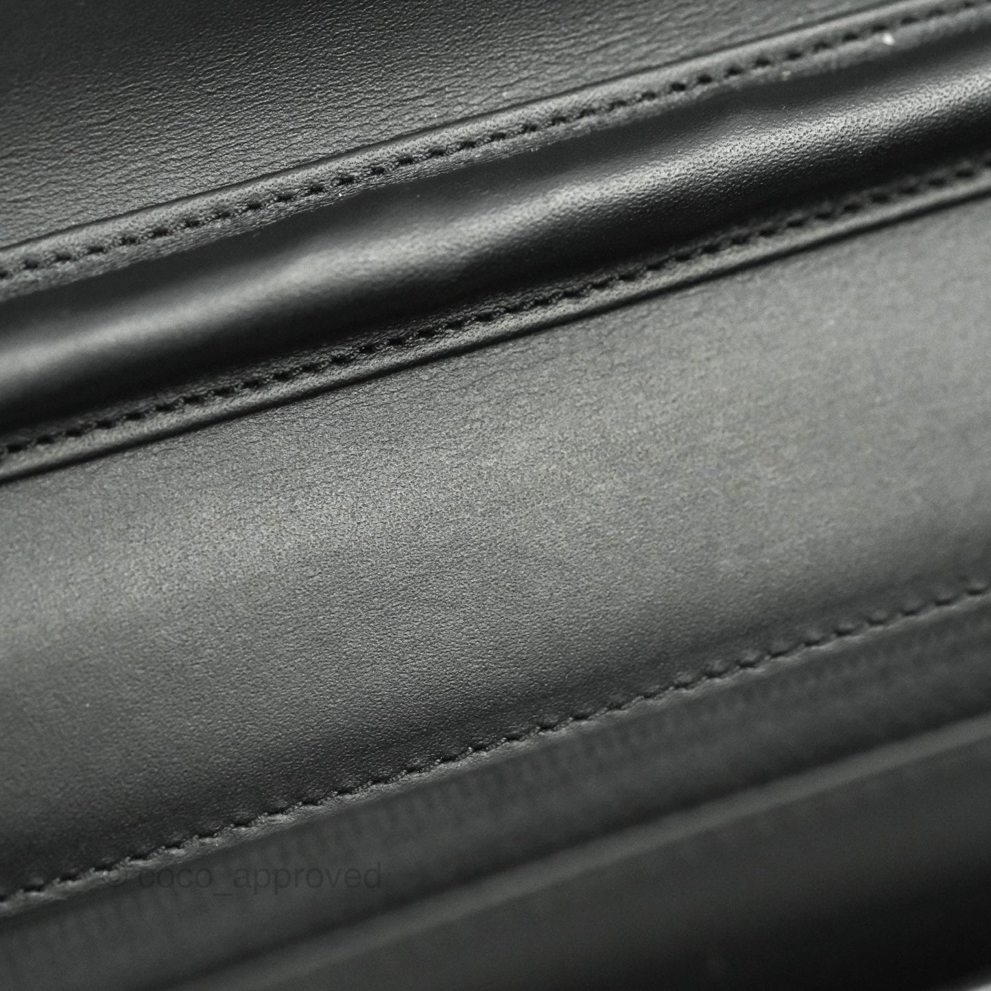 Chanel Quilted Reissue WOC Black Glazed Crumpled Calfskin Aged Gold Hardware