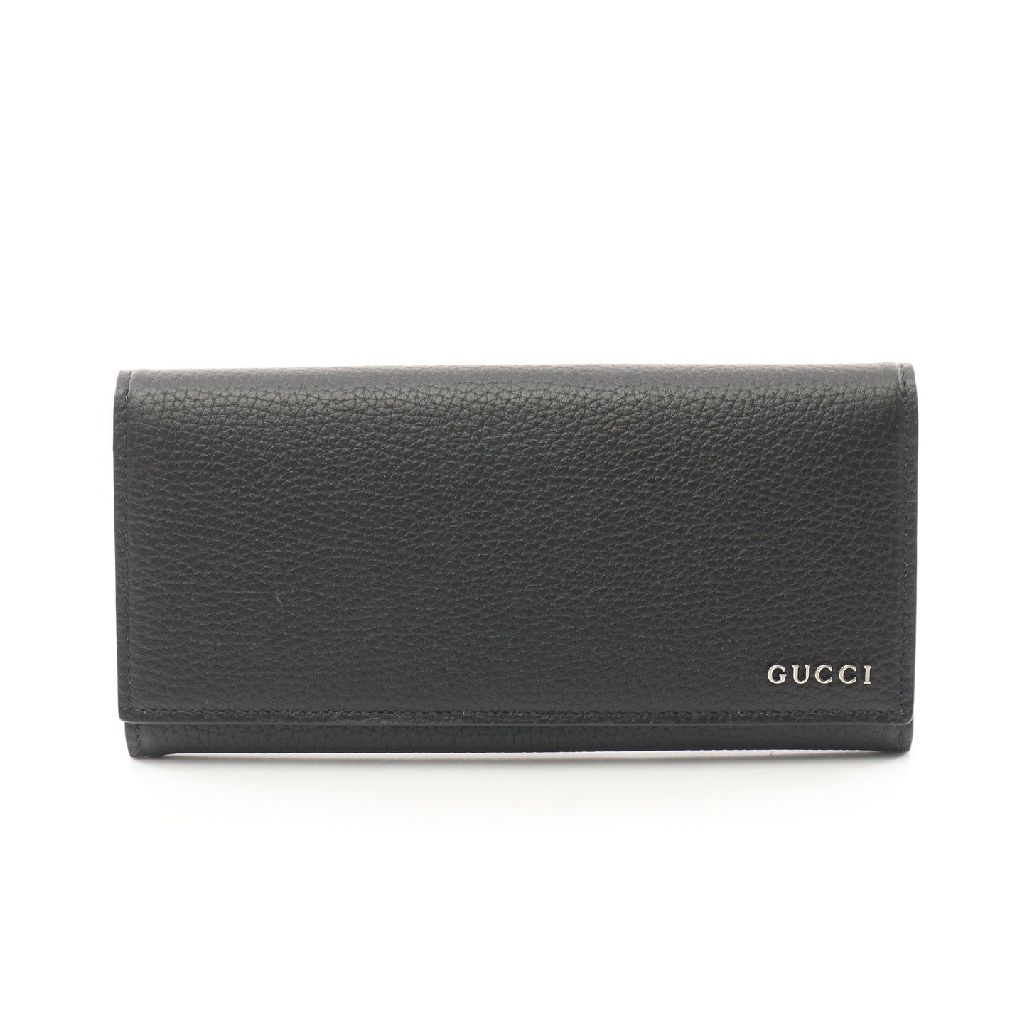 Luxury Gucci Trending 2025 Bi-fold Long Wallet Leather Black Logo