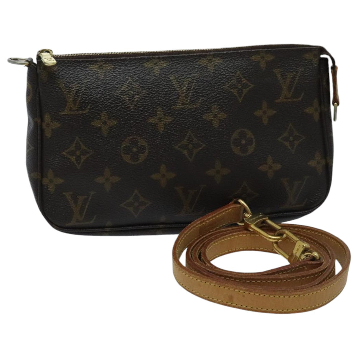 LOUIS VUITTON Monogram Pochette Accessoires Pouch M51980 LV 96532