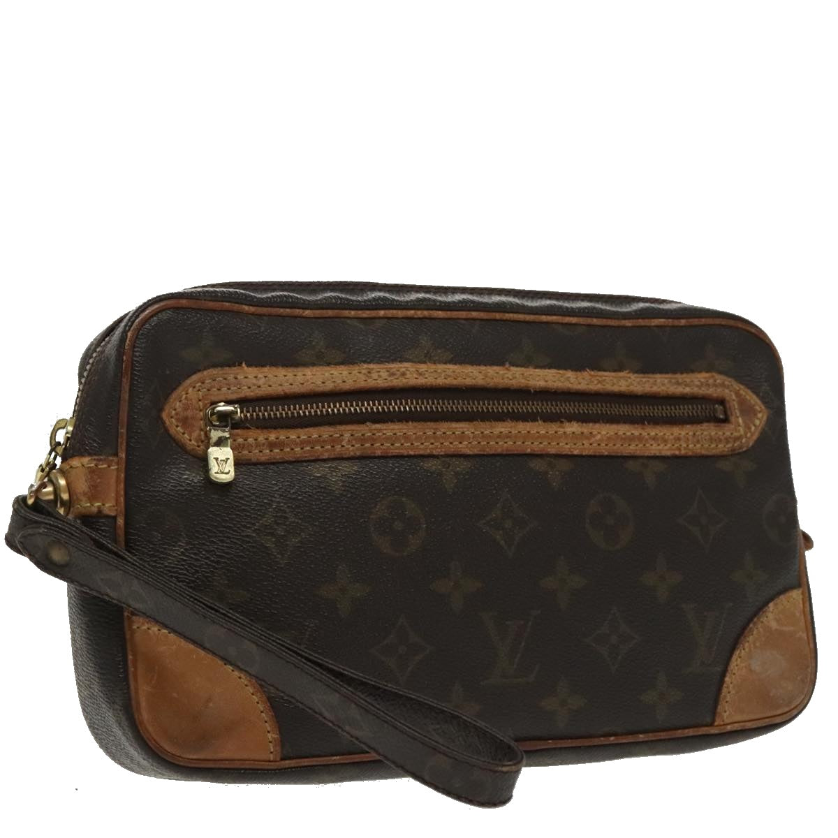 LOUIS VUITTON Monogram Marly Dragonne GM Clutch Bag M51825 LV 96535