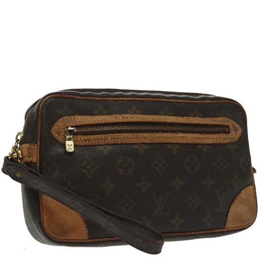 LOUIS VUITTON Monogram Marly Dragonne GM Clutch Bag M51825 LV 96535