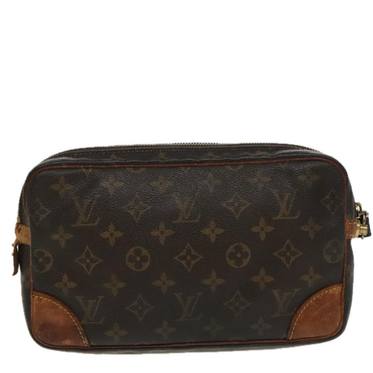 LOUIS VUITTON Monogram Marly Dragonne GM Clutch Bag M51825 LV 96536