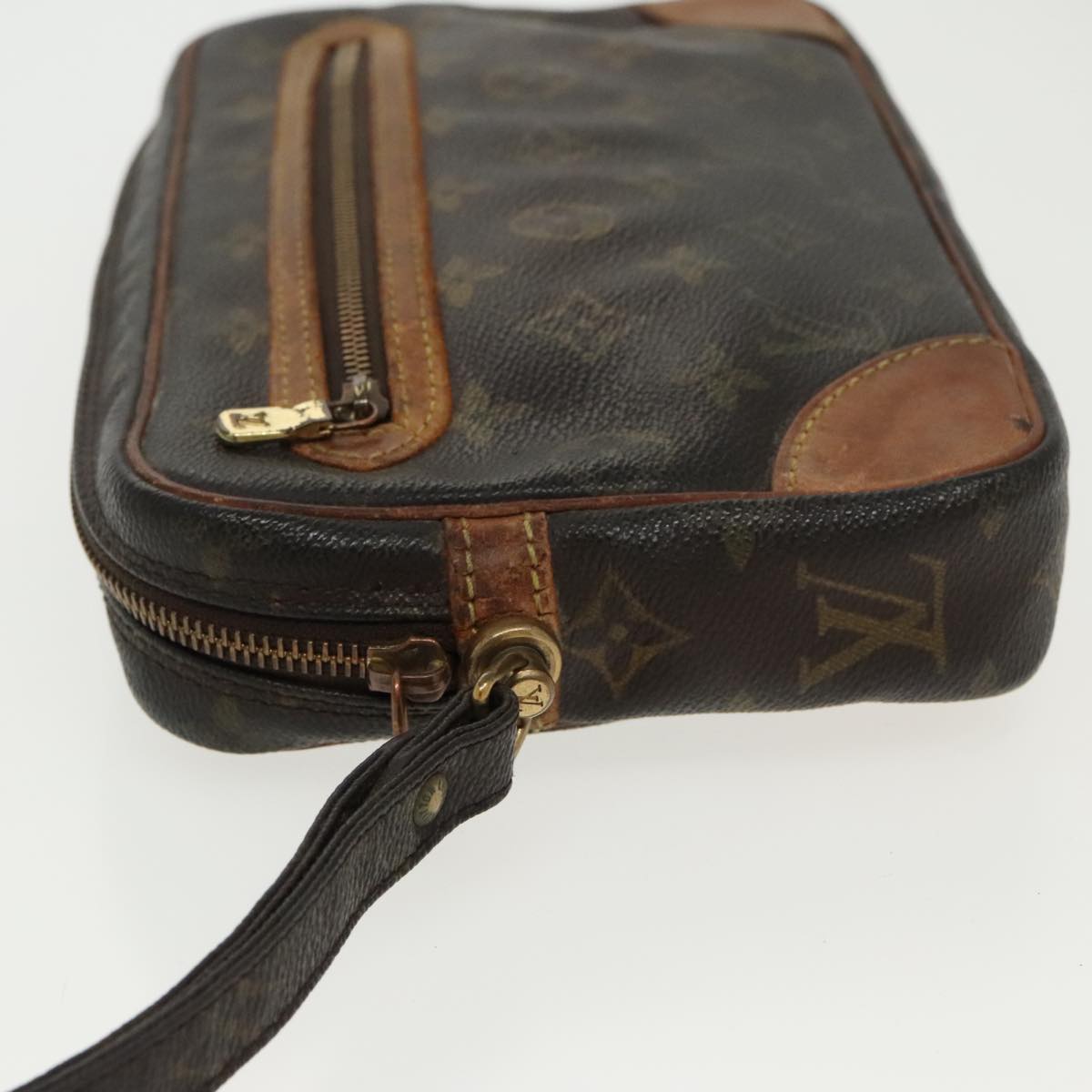 LOUIS VUITTON Monogram Marly Dragonne GM Clutch Bag M51825 LV 96536
