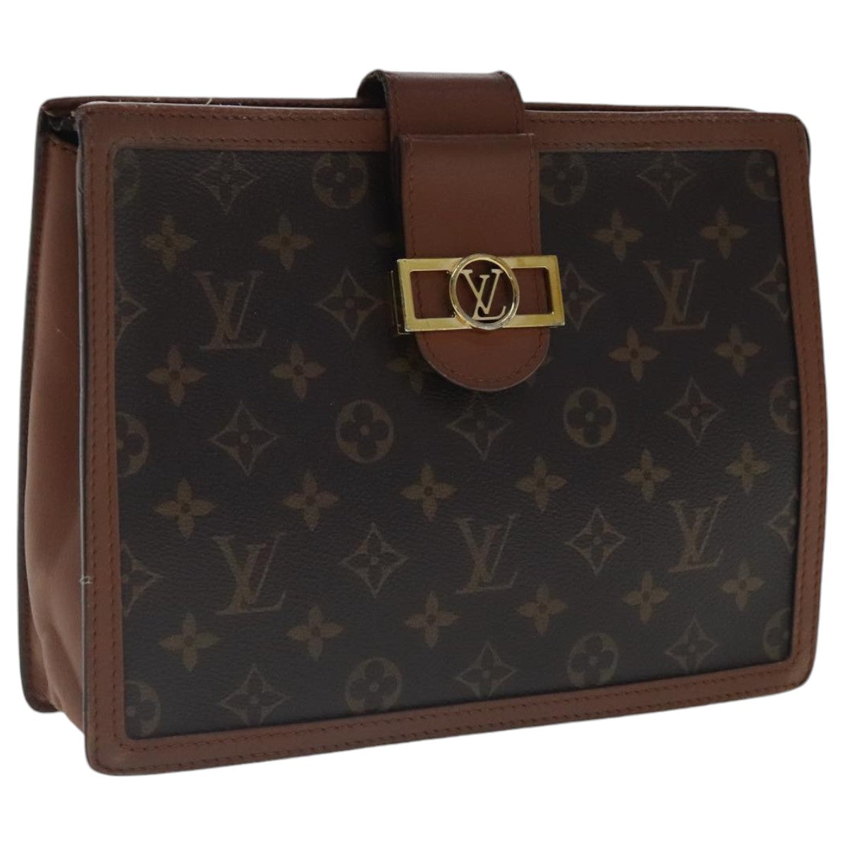 LOUIS VUITTON Monogram Reverse Pochette Dauphine Clutch Bag M69184 LV 96538