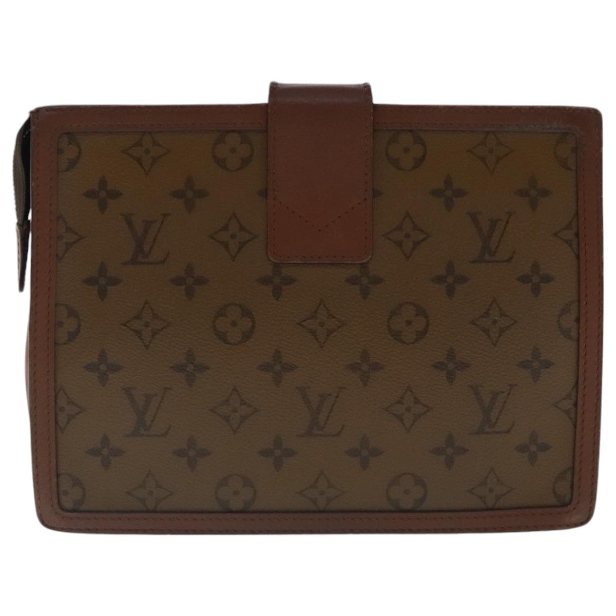 LOUIS VUITTON Monogram Reverse Pochette Dauphine Clutch Bag M69184 LV 96538