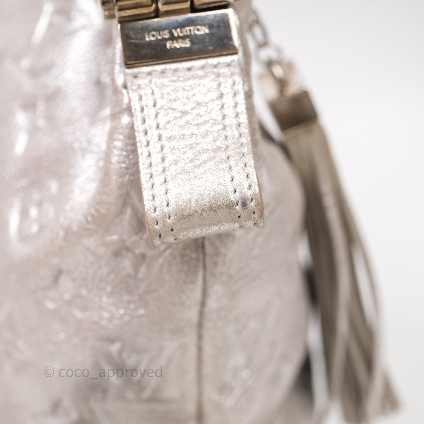 Louis Vuitton Monogram Shimmer Halo Bag Silver