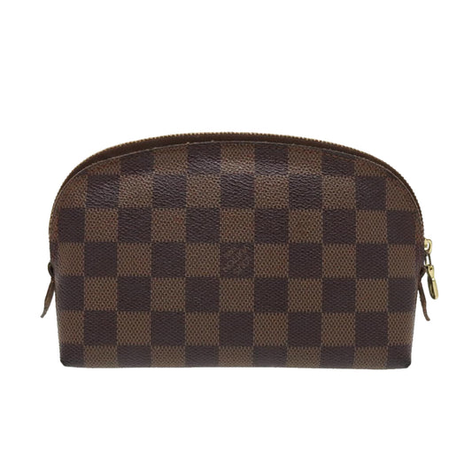 LOUIS VUITTON Damier Ebene Pochette Cosmetic PM Pouch N47516 LV 96546