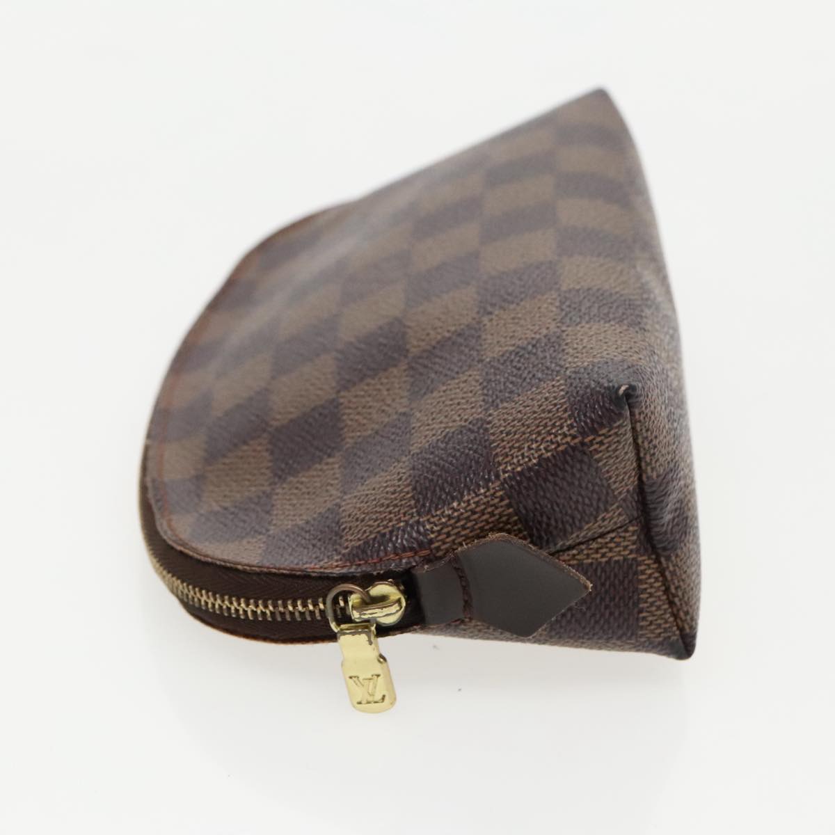 LOUIS VUITTON Damier Ebene Pochette Cosmetic PM Pouch N47516 LV 96546