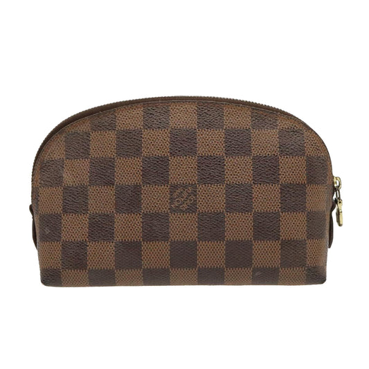 LOUIS VUITTON Damier Ebene Pochette Cosmetic PM Pouch N47516 LV 96547